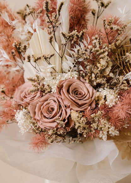 Mauve Triple Rose Bouquet