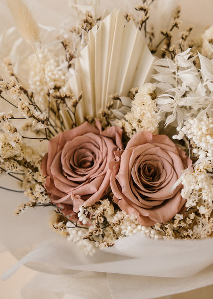 Mauve Double Rose Bouquet