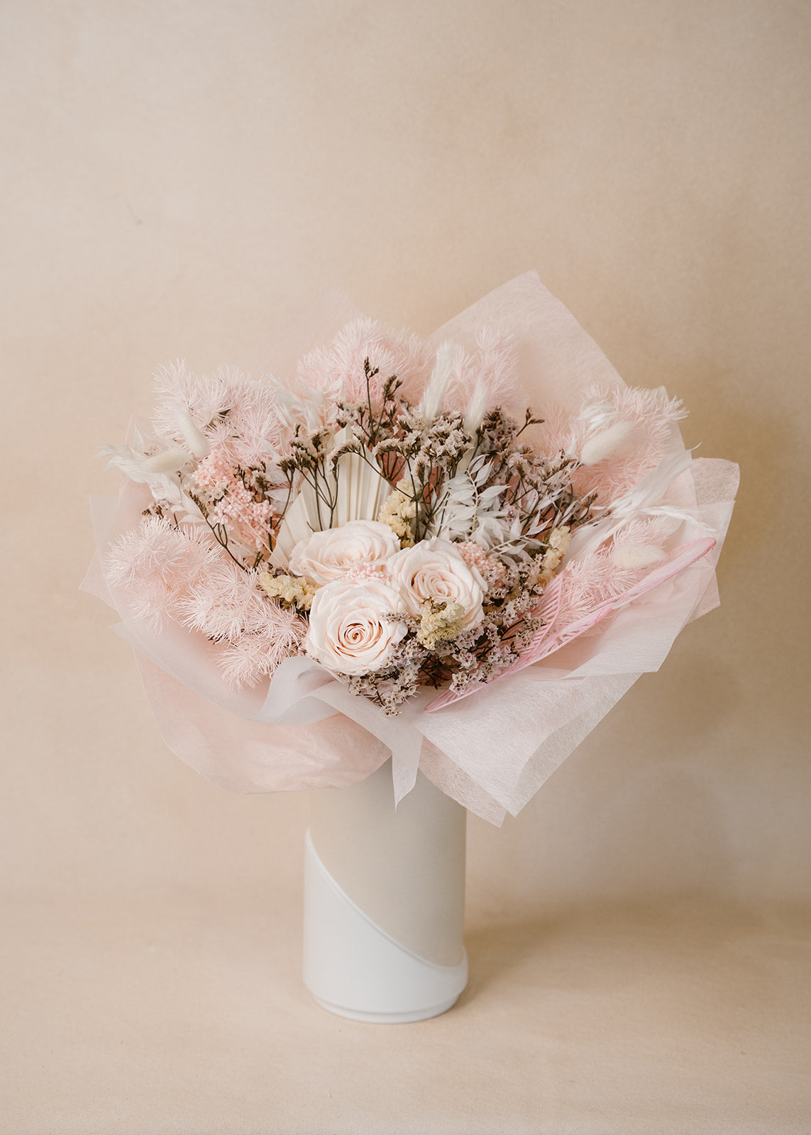 Pink Preserved Rose Bouquet