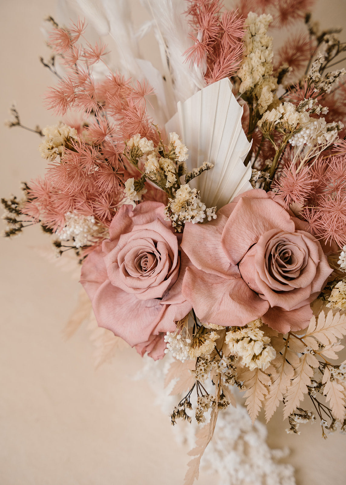 Mauve Double Rose Arrangement