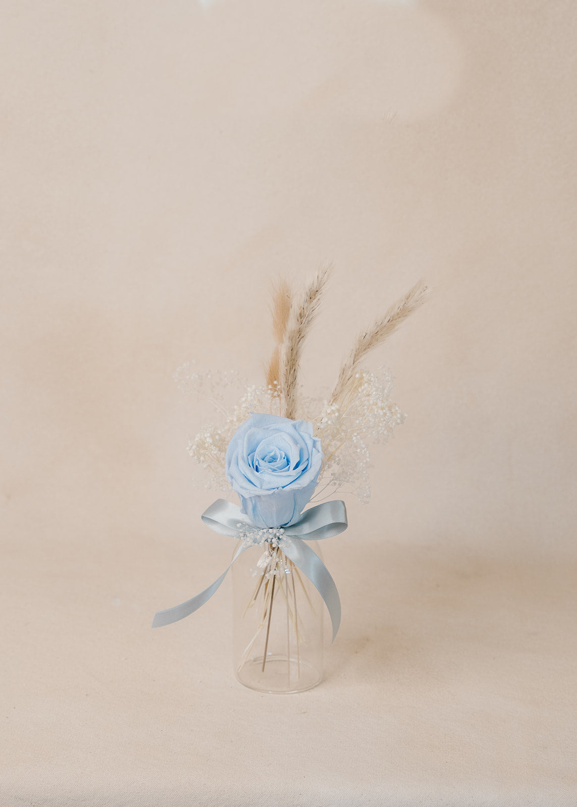 Blue Rose Cloche Arrangement