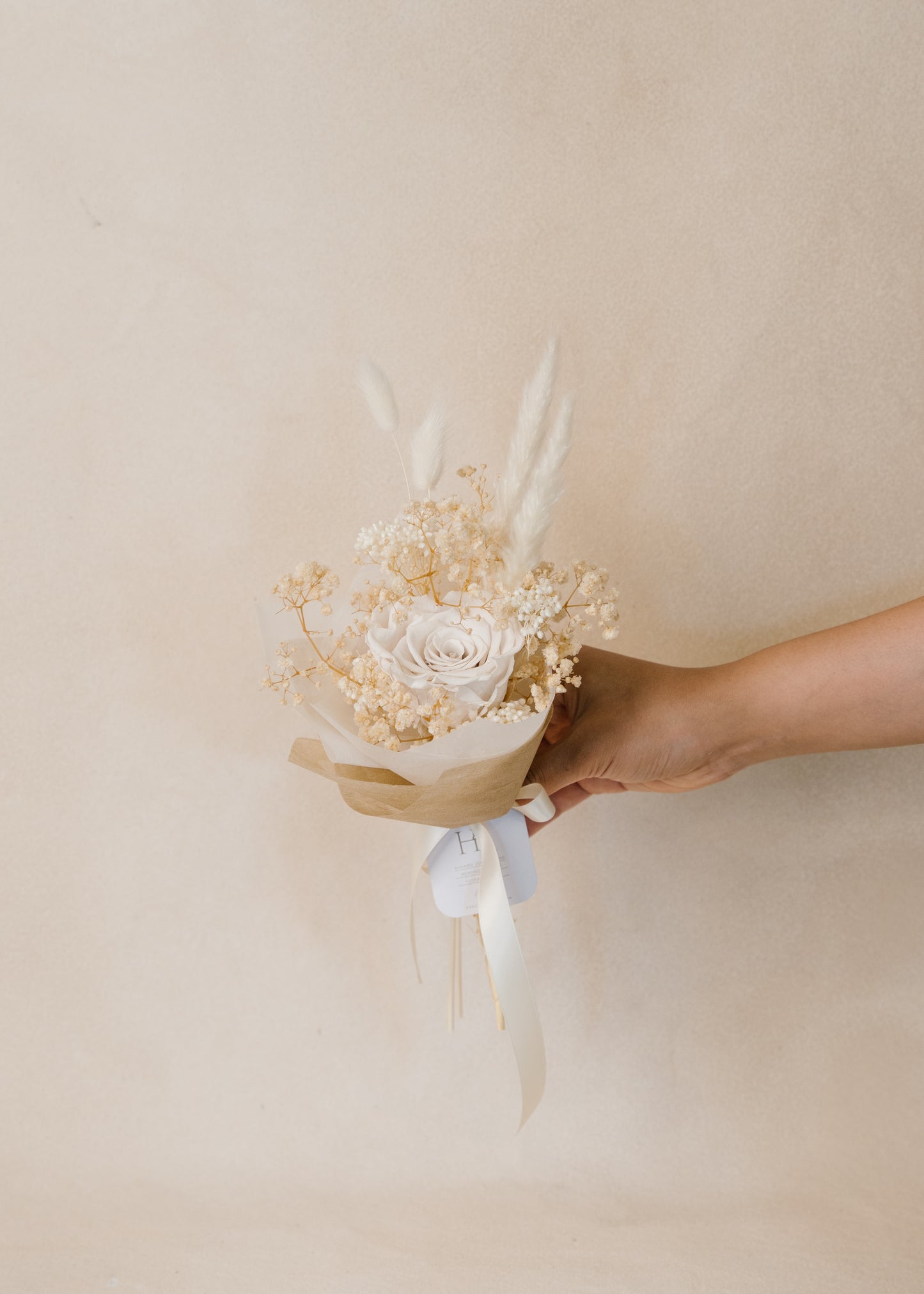 Ivory Single Rose Bouquet