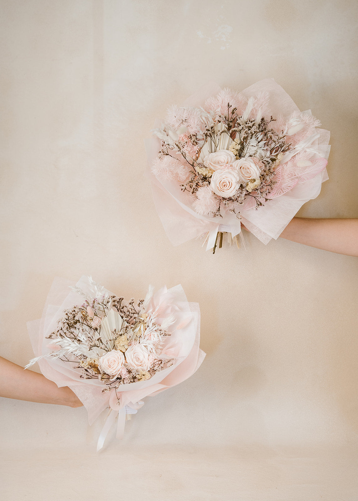 Pink Preserved Rose Bouquet