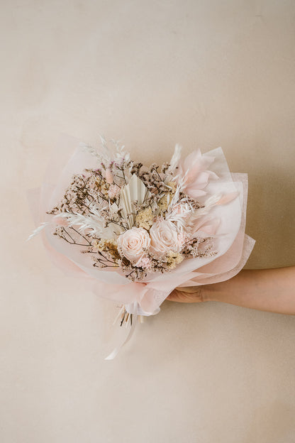 Pink Preserved Rose Bouquet